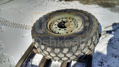 365/85R20 Michelin XZL Spare Tire on Combat Wheel 85% Tread